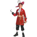 フック船長　ピーターパン　衣装、コスチューム　子供男性用　ディズニー　Captain Hook　コスプレ