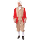 イギリス兵 制服 レッド コスチューム 大人男性用 植民地時代 Deluxe British Red Coat