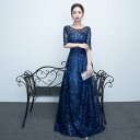 6色展開 二次会ドレス パーティードレス ロングド