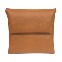エルメス HERMES バスティア コインケース 小銭入れ ヴォー・エプソン ゴールド 男女兼用【新古品】【未使用】エルメス 財布 aq3852