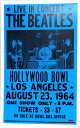 伝説のポスターレプリカ★THE BEATLES HOLLYWOOD BOWL LOS ANGELS 1964★ビートルズ・ハリウッドボウル1964