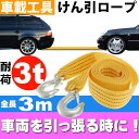 送料無料 牽引ロープ全長3m 耐...