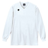 [DESCENTE]デサントV首長袖ゲームシャツ(DSS4311)(WHT)ホワイトの画像