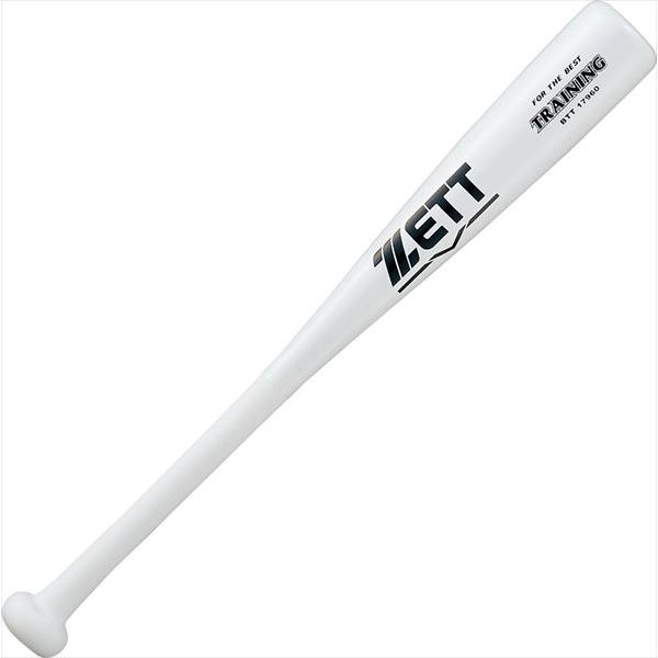 送料無料(※沖縄除く)[ZETT]ゼット野球トレーニングバット 短尺60cm(BTT17960)(1100)ホワイトの画像