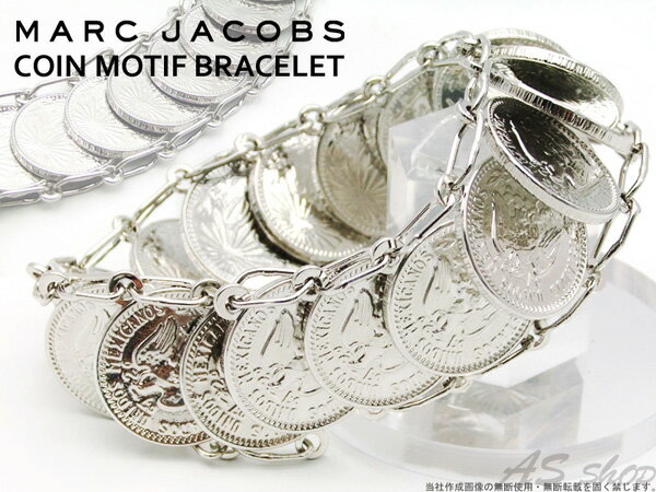 【MARC JACOBS】コインモチーフブレスレットルイヴィトンデザイナーマークジェイコブスカラー:シルバー/品番46307【あす楽対応_関東】【あす楽対応_近畿】【YDKG-k】【ky】