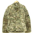 【中古】美品◆実物 米陸軍 BDU マルチカムフィールドジャケット♪US.ARMY 軍物 OCP ミリタリー ユニフォーム 迷彩 MultiCam アーミー 米軍 ARMY