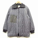 【中古】◆実物 ドイツ軍 キルティングライナージャケット ブラウン♪軍物 アウター ミリタリー 連邦軍 ジャンパー アーミー 防寒
