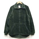【中古】美品◆実物 オランダ軍 フリース素材 ライナージャケット グリーン♪ミリタリー 装備 軍物 アウター アウトドア