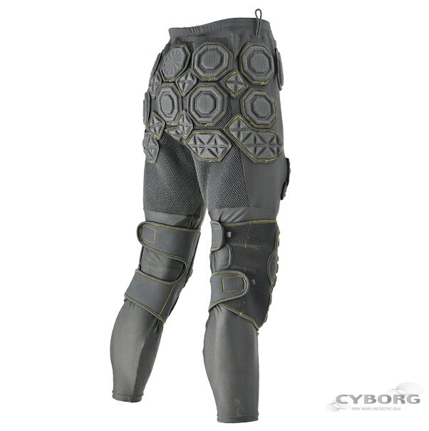 サイボーグ・ロングパンツプロテクターCYBORG 009 HD LONG PANTS左右非対称のプロテクションエアモートパッドが完璧にガード【お尻パッド、ヒップパッド、プロテクター】