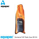 イギリス製ブランド aquapac 214 Stormproof VHF Case完全防水アクアパックストームプルーフ無線機用ケース♪防水・防塵・防砂・防油・防汚登山やハイキングにも!無線機・トランシーバー