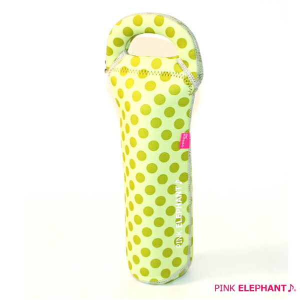 PINK ELEPHANT♪BOTTLE COVERピンクエレファント♪ボトルカバーLIME.DOT（ライムドット）