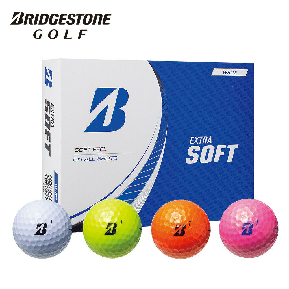 【土日もあす楽】BRIDGESTONE GOLF ブリヂストン<strong>ゴルフ</strong> <strong>ゴルフ</strong>ボール EXTRA SOFT <strong>エクストラソフト</strong> 2023年モデル 1<strong>ダース</strong> 12球入り 日本正規品 XCWXJ XCYXJ XCOXJ XCPXJ ホワイト イエロー オレンジ ピンク <strong>ゴルフ</strong> ボール