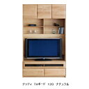 モリタインテリア製 TVボード 120 ナッティホワイトオーク材セラウッド塗装ナチュラル色のみ受注生産(納期30日)開梱設置送料無料(北海道・沖縄・離島は除く)