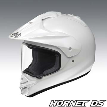 【送料無料】【オフロード ヘルメット】SHOEI(ショウエイ)HORNET-DS(ホーネット-ディーエス)カラー：クリスタルホワイト、サイズ：XL(61cm)
