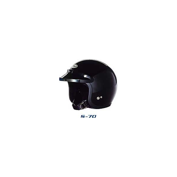 【送料無料】【ジェットヘルメット】Arai(アライ)　S-70(エス70)　カラー：黒、サイズ：59cm〜60cm