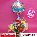 【バルーンフラワー】 birthday2 あす楽対応 【誕生日 花】【誕生日の花】