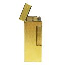 送料無料 【中古】 美品 ダンヒル Dunhill ローラガス ガスライター ゴールド 着火OK 06H955