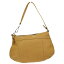 送料無料 【中古】 プラダ PRADA ショルダーバッグ ベージュ レザー 02A877