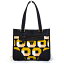 送料無料 【中古】 美品 プラダ PRADA ショルダーバッグ ハンドバッグ イエロー ブラック キャンバス レザー 保存袋付き 09ED023