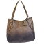 送料無料 【中古】 中美品 プラダ PRADA ショルダーバッグ トートバッグ グラデーション ブラウン レザー 30BE440