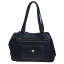 送料無料 【中古】 プラダ PRADA ショルダーバッグ ブラック ナイロン レザー 66EF327
