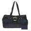 送料無料 【中古】 中美品 プラダ PRADA ショルダーバッグ ブラック レザー 04BF057
