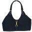 送料無料 【中古】 グッチ GUCCI ニュージャッキー ショルダーバッグ ハンドバッグ GG柄 ブラック キャンバス レザー 61EG507