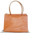 【中古】 サルバトーレフェラガモ Salvatore Ferragamo ショルダーバッグ トート オレンジ エナメル ビニール 07ES161