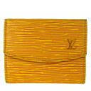 送料無料 【中古】 ルイヴィトン LOUIS VUITTON ポルトモネ サーンプル コインケース 小銭入れ 財布 エピ イエロー M63419 02AC149