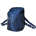 【中古】 訳あり 美品 エルメス HERMES シェルパ 星を巡る旅展 1999 限定 リュックサック バックパック バッグ ネイビー ナイロン 04EY073