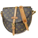 【中古】 ルイヴィトン LOUIS VUITTON シャンティ GM ショルダーバッグ ポシェット モノグラム レザー M40647 39EZ290