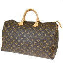 【中古】 ルイヴィトン LOUIS VUITTON スピーディ 40 ハンドバッグ ボストン モノグラム レザー M41522 79MA817