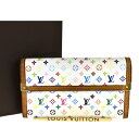 【中古】 ルイヴィトン LOUIS VUITTON ポルトトレゾール インターナショナル 三つ折り 長財布 モノグラム マルチ ブロン M92659 66BP016