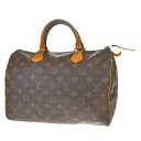 【中古】 ルイヴィトン LOUIS VUITTON スピーディ 30 ハンドバッグ ミニボストン モノグラム レザー M41526 32MF002