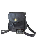 【中古】 美品 シャネル CHANEL リュックサック バックパック バッグ トリプルココ キャビアスキン ブラック レザー 388SB216