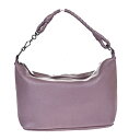 【中古】 ボッテガ・ヴェネタ(Bottega Veneta) イントレチャート レザー ショルダーバッグ パープル 66GB629