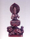 仏像■十二支御守本尊 文殊菩薩 牧田秀雲作■うさぎ年生まれの御守本尊■蝋型青銅製 桐箱入【高岡銅器】u361-03