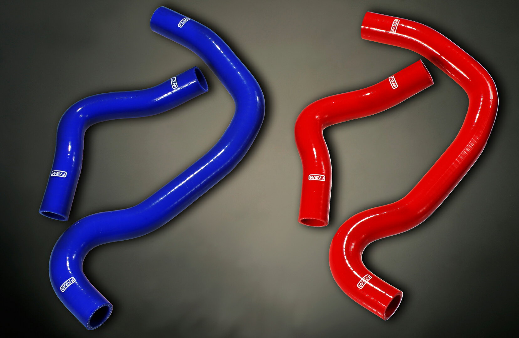 Motor Farm (モーターファーム) ラジエターシリコンホース　ジムニー JB64　ブルー 熱対策