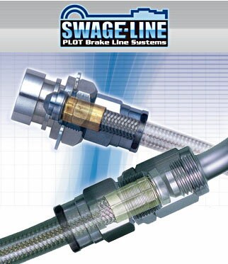 【ブレーキホースの決定版】 スウェッジライン ブレーキライン [スチールエンド] ジムニー JA12W/JA22W