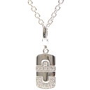 【エントリーでポイント10倍!3月21日 20時から!お買い物マラソン】ブルガリ BVLGARI パレンテシ ダイヤネックレス 750WG ホワイトゴールド【中古】