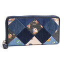 コーチ/COACH/ラウンドファスナー長財布/デニ