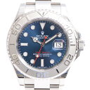 ロレックス/ROLEX/SS×PT/ヨットマスター/ブルー文字盤/ランダム/116622BL【中古】