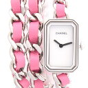 シャネル CHANEL プルミエール ロックポップ 電池式 レディース シェル文字盤 世界1000本限定 3重ブレス H4557【中古】
