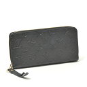 ルイヴィトン Louis Vuitton アンプラント ジッピーウォレット ノワール レディース M61864【中古】