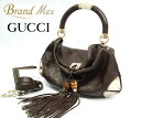 【BrandMax】08秋コレ祭/グッチ/インディーライン/GG柄2WAYハンドショルダーバッグ/USEDで約15万円もお得!!