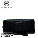 【52時間限定ポイント5倍】マイケルコース MICHAELKORS 財布 長財布 レディース アウトレット レザー トラベル コンチネンタル ラージ 35F7STVE7L BLACK ブラック マイケルコース MICHAELKORS レディース WWW