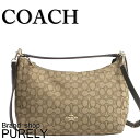 コーチ COACH バック ショルダーバッグ レディース アウトレット レザー アウトライン シグネチャー セレスト EW ホーボー F58284 IMC7C カーキ/ブラウン コーチ COACH レディース WWW