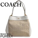 コーチ COACH バック ショルダーバッグ レディース アウトレット PVCレザー シグネチャー F57612 IMDQC ライトカーキ×チョーク コーチ COACH レディース WWW