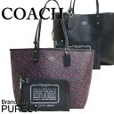 コーチ COACH バック トートバッグ レディース アウトレット PVCコーティングキャンバス×レザー フローラルプリント サッチェル リバーシブル F59441 SVM4E ブライトレッド×ブラック コーチ COACH レディース WWW
