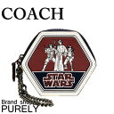 【全商品ポイント2倍】コーチ COACH 小物 レディースコインケース レディース アウトレット レザー スターウォーズ トリオ F88490 QBMTI レッド×ブラック コーチ COACH レディース WWW